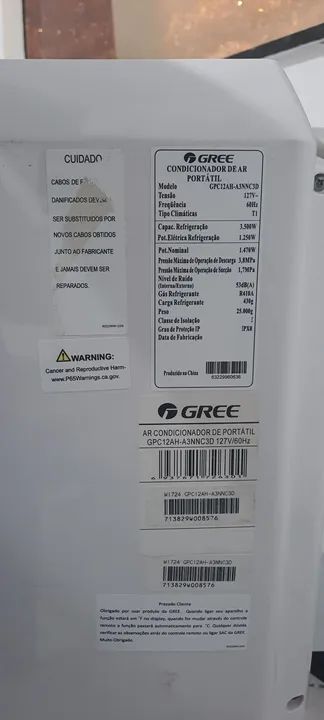 Ar condicionado portátil Gree 10000 btus - Foto 6