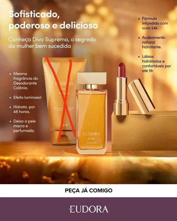 Kit Presente Novo Eudora Diva Suprema64167805424131120