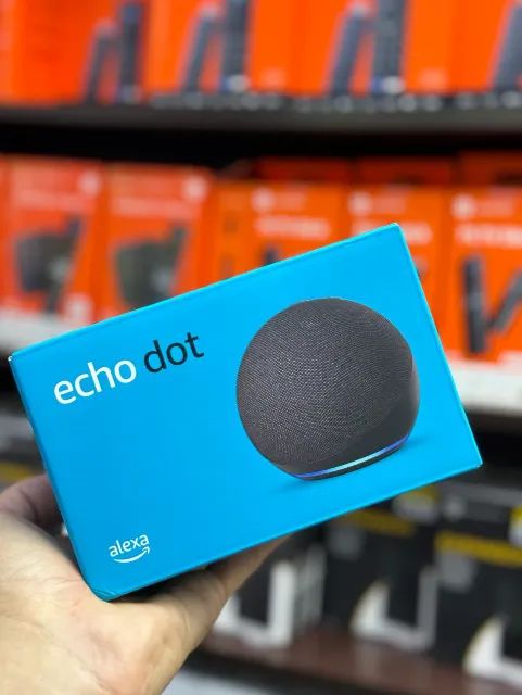 Alexa Echo Dot 5° Geração Preta Amazon Bivolt Lacrada Original Entrega Grátis DF
