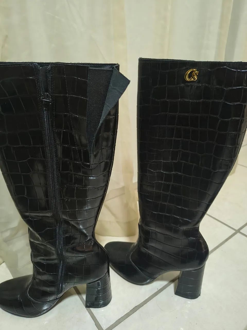 Bota de couro Carmen Steffens  - Foto 2