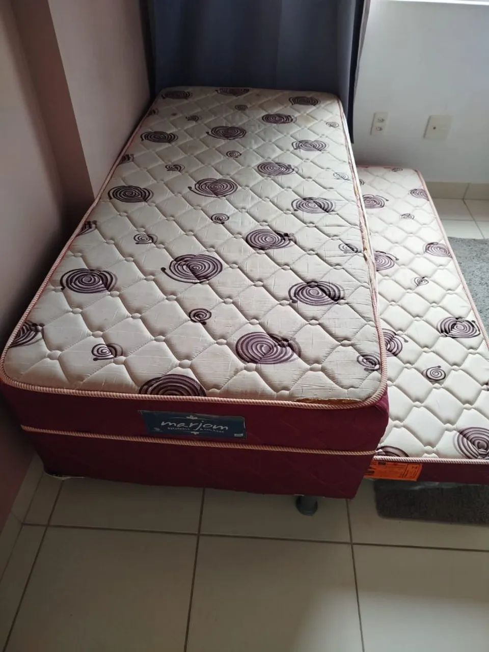 Cama box conjugada solteiro