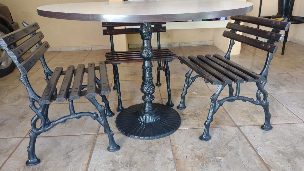 Mesa de ferro para jardim  - Foto 5