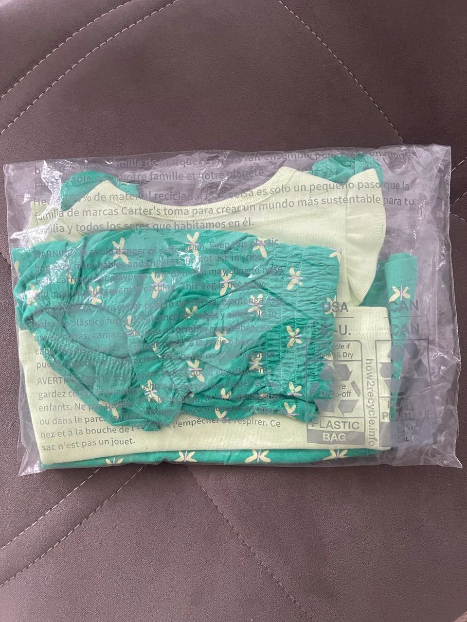 Conjunto 3 peças Carters NUNCA USADO - Foto 3