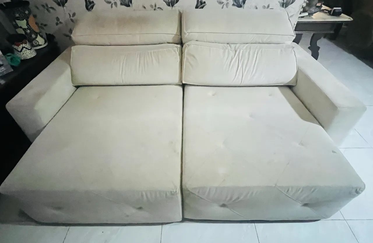 sofá retrátil e reclinável exelente qualidade  - Foto 4