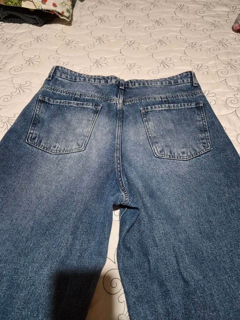Calca baggy c&a azul escura - Foto 4