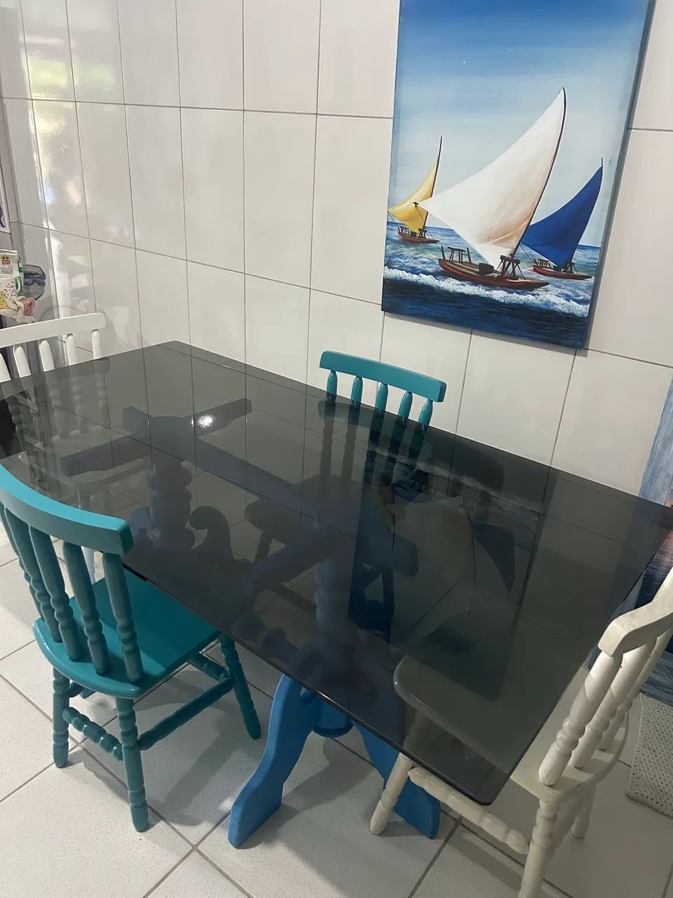 mesa de vidro - Foto 3