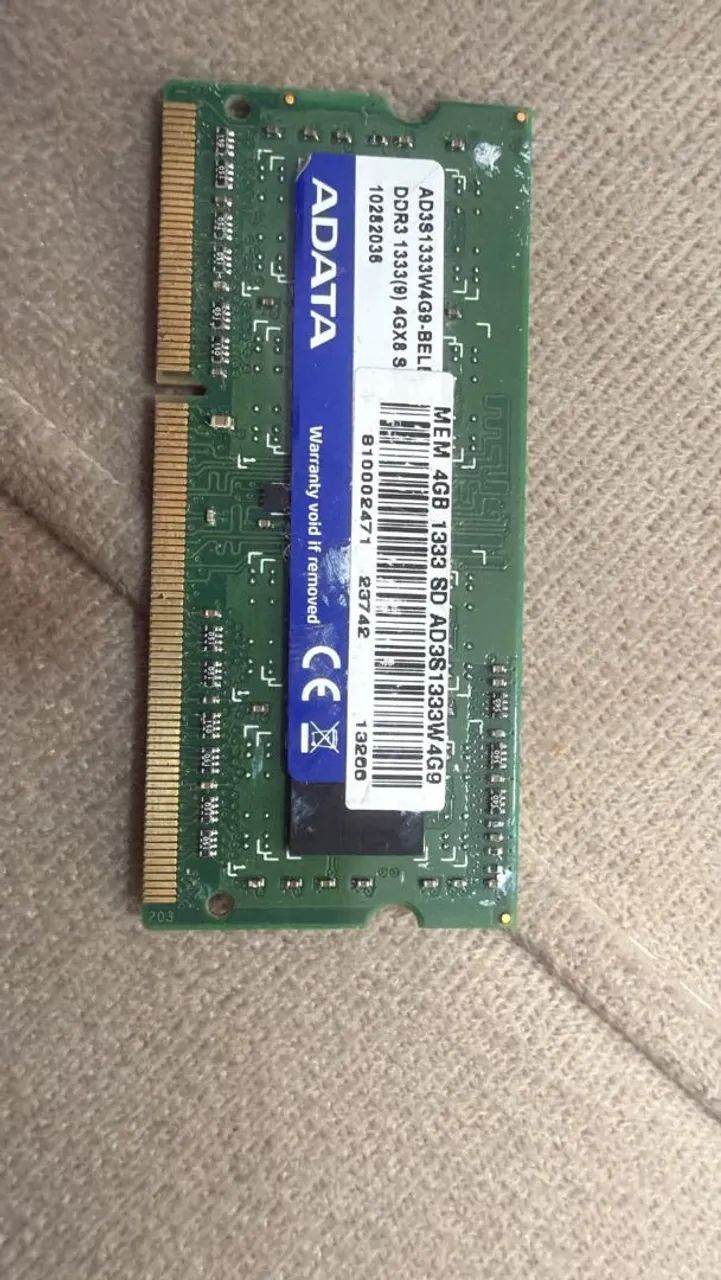 ? Memória RAM Notebook DDR3 - 6GB (4GB + 2GB) - Funcionando - Foto 2