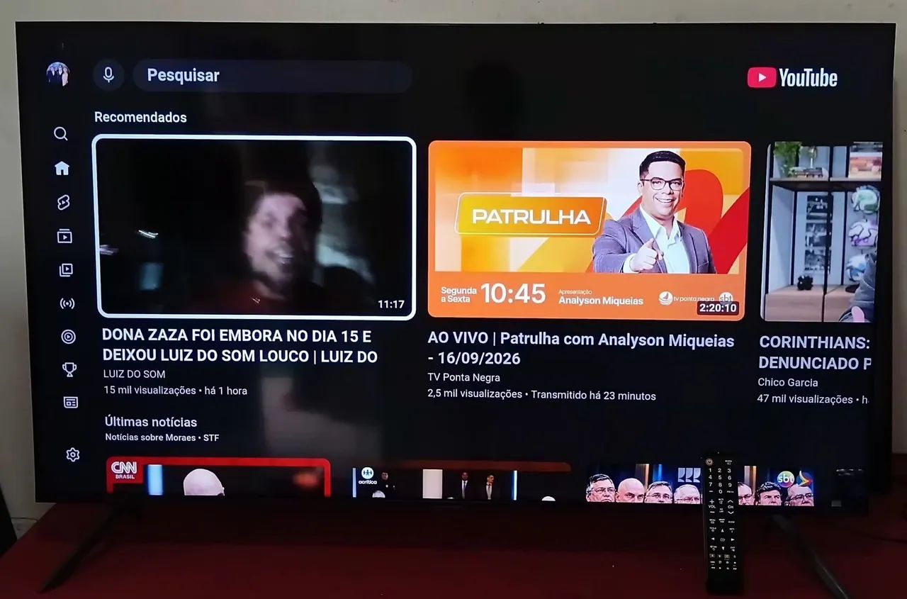 Tv smart com Wi-Fi e Bluetooth 50 polegadas  - Foto 3