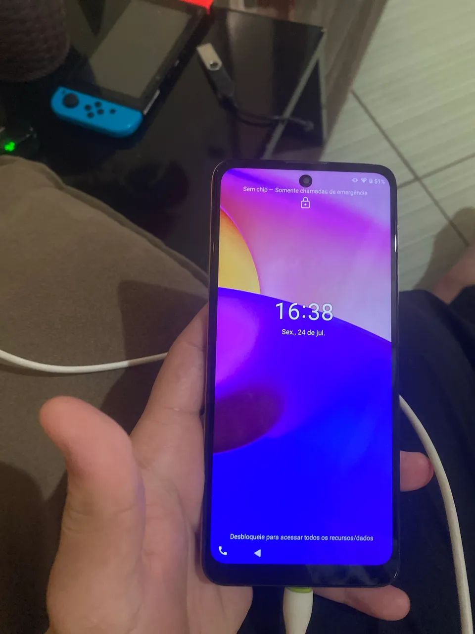 Celular moto e40 em ótimo estado  - Foto 3