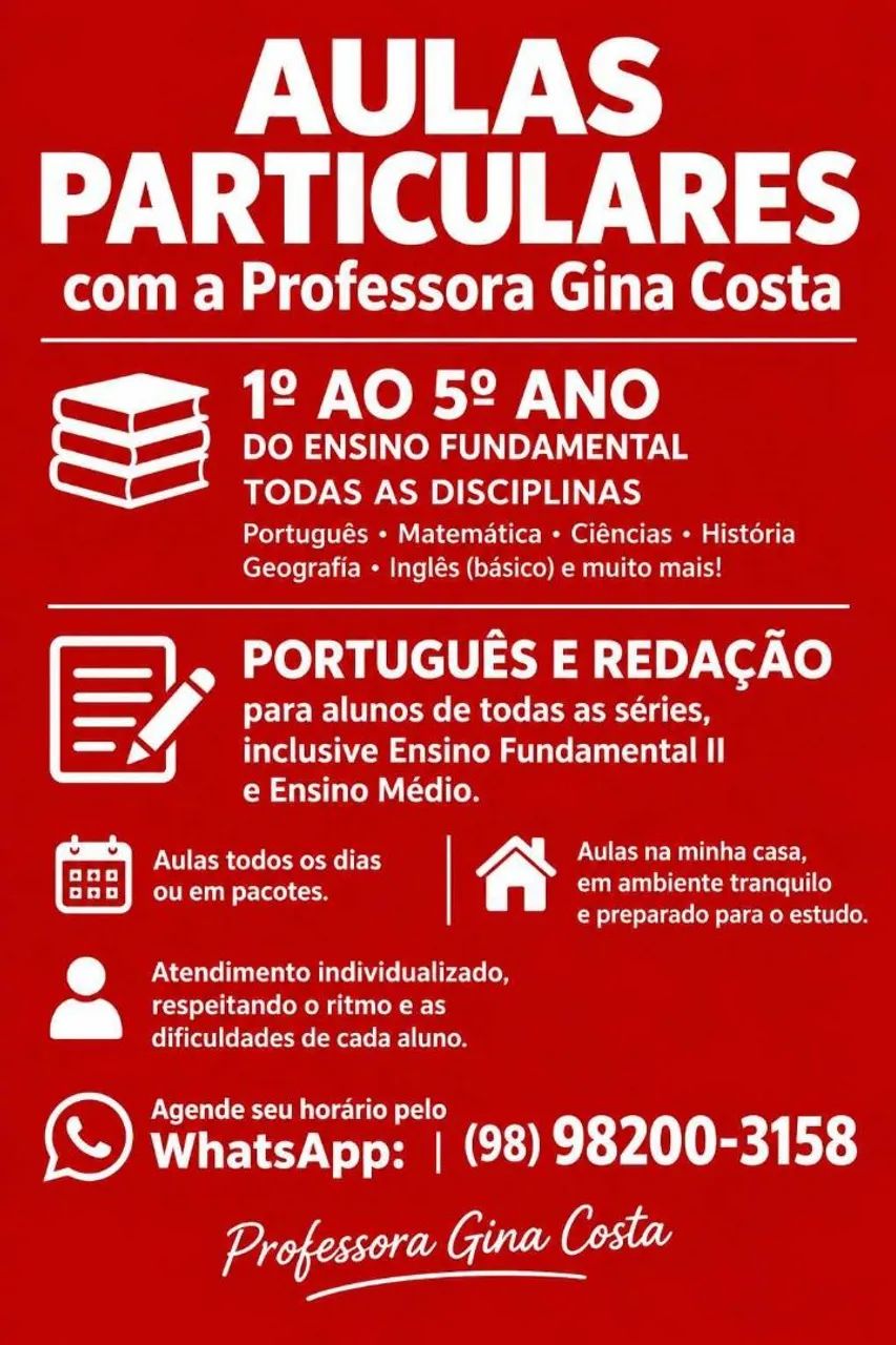 Aulas particulares 
