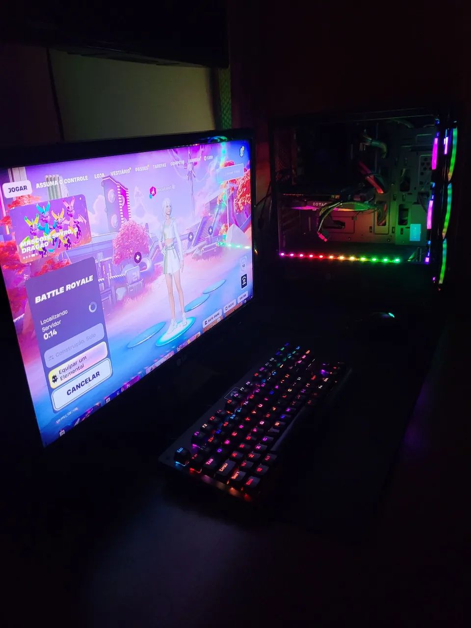 PC Gamer Completo com periféricos 
