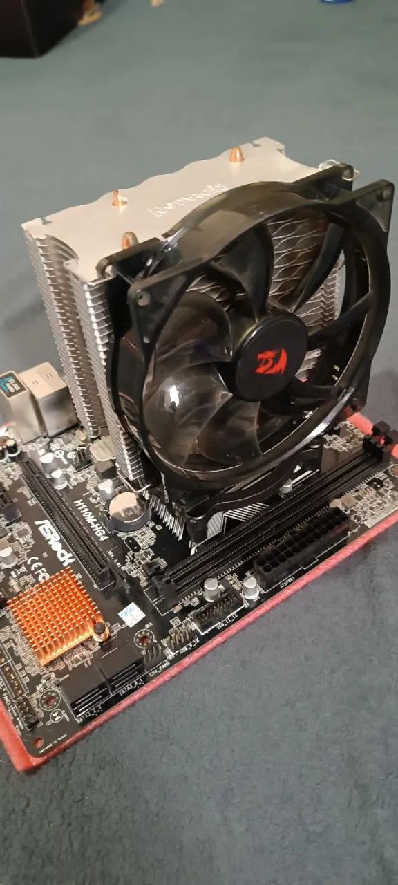 Kit i7 7700 com Cooler Redragon + Placa mãe H110