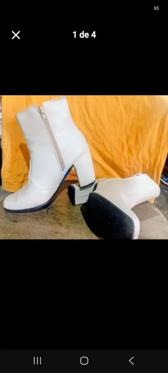 Bota de salto médio cano médio. - Foto 2