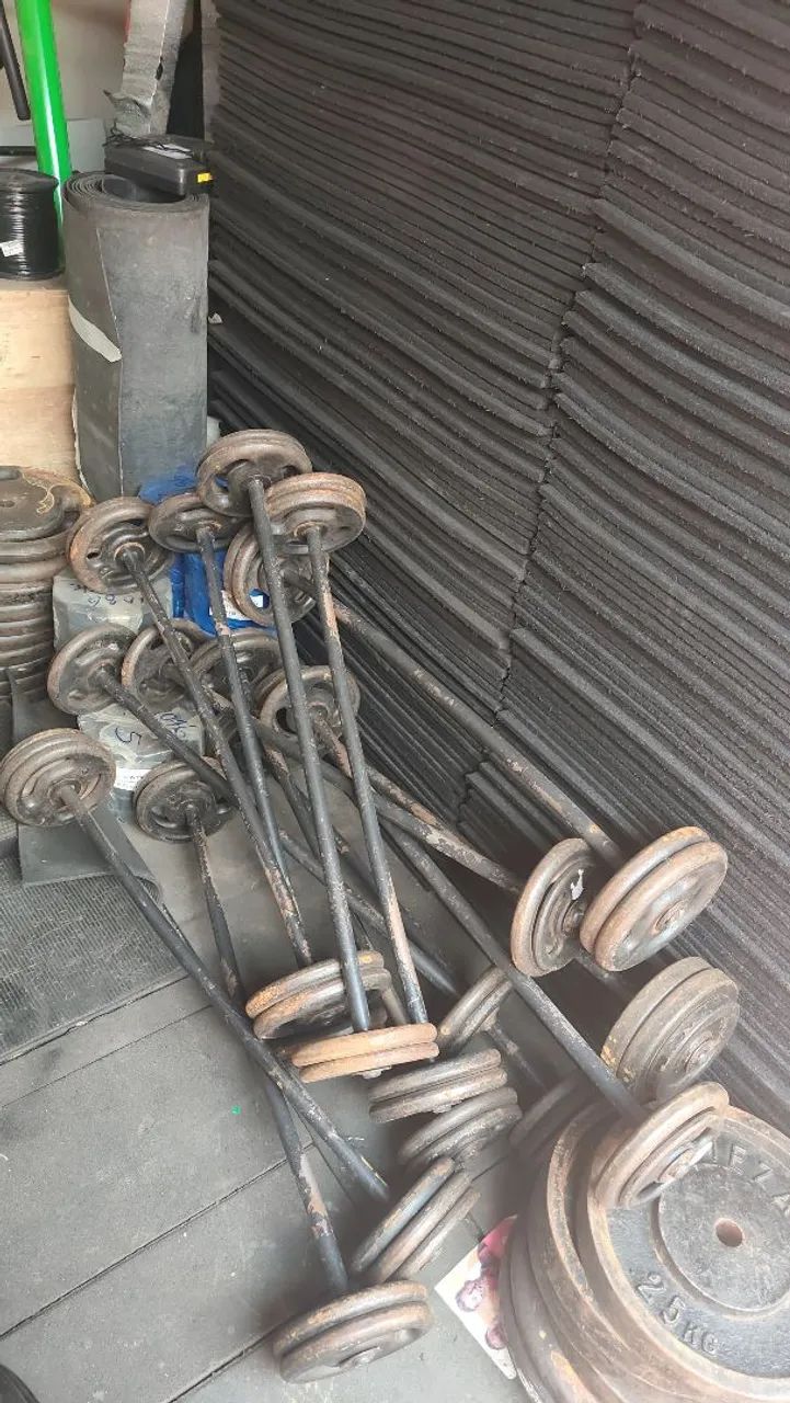 Barras montadas usadas 
