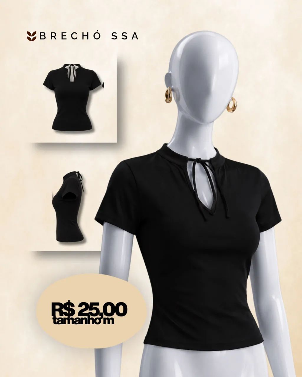 Blusas elegantes 25 reis cada - Foto 2