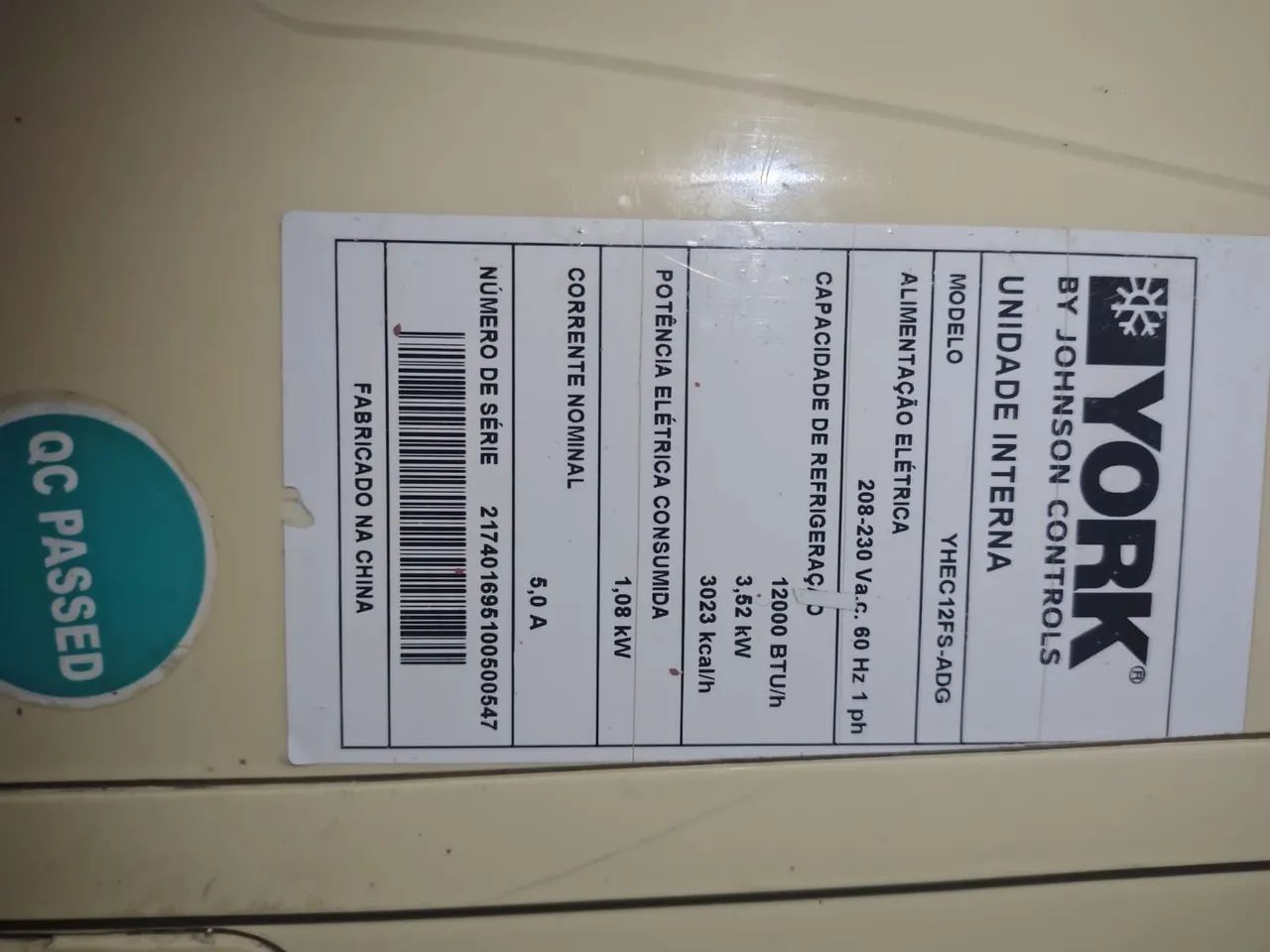 Ar condicionado York 12.000 BTUs - Foto 4