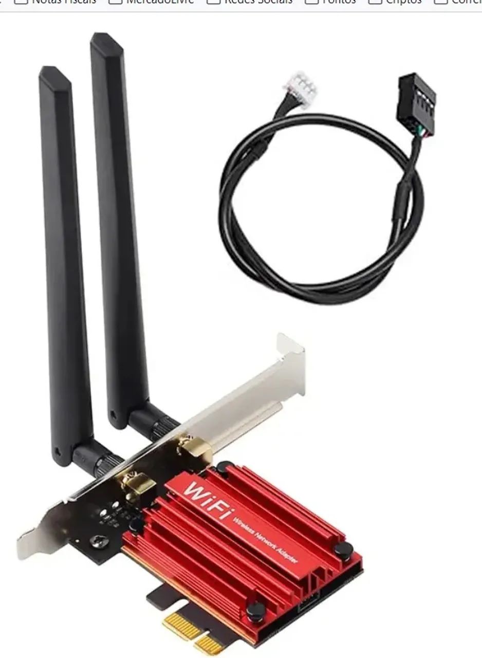 Placa Wifi 1200Mbps PCI-Express - Foto 3