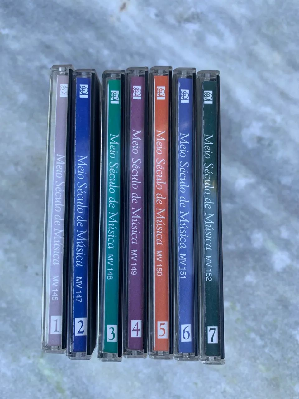 Coleção Completa Meio Século de Música- 7 CDs Originais (Volumes 1