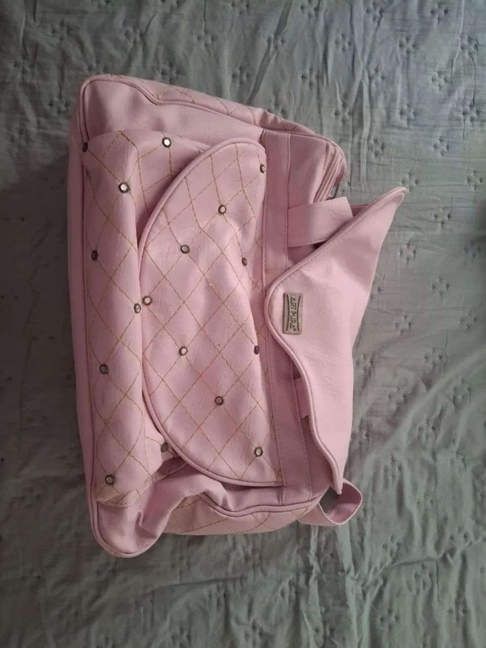 Kit com 3 bolsas para bebê/ bolsas feminina - Foto 3