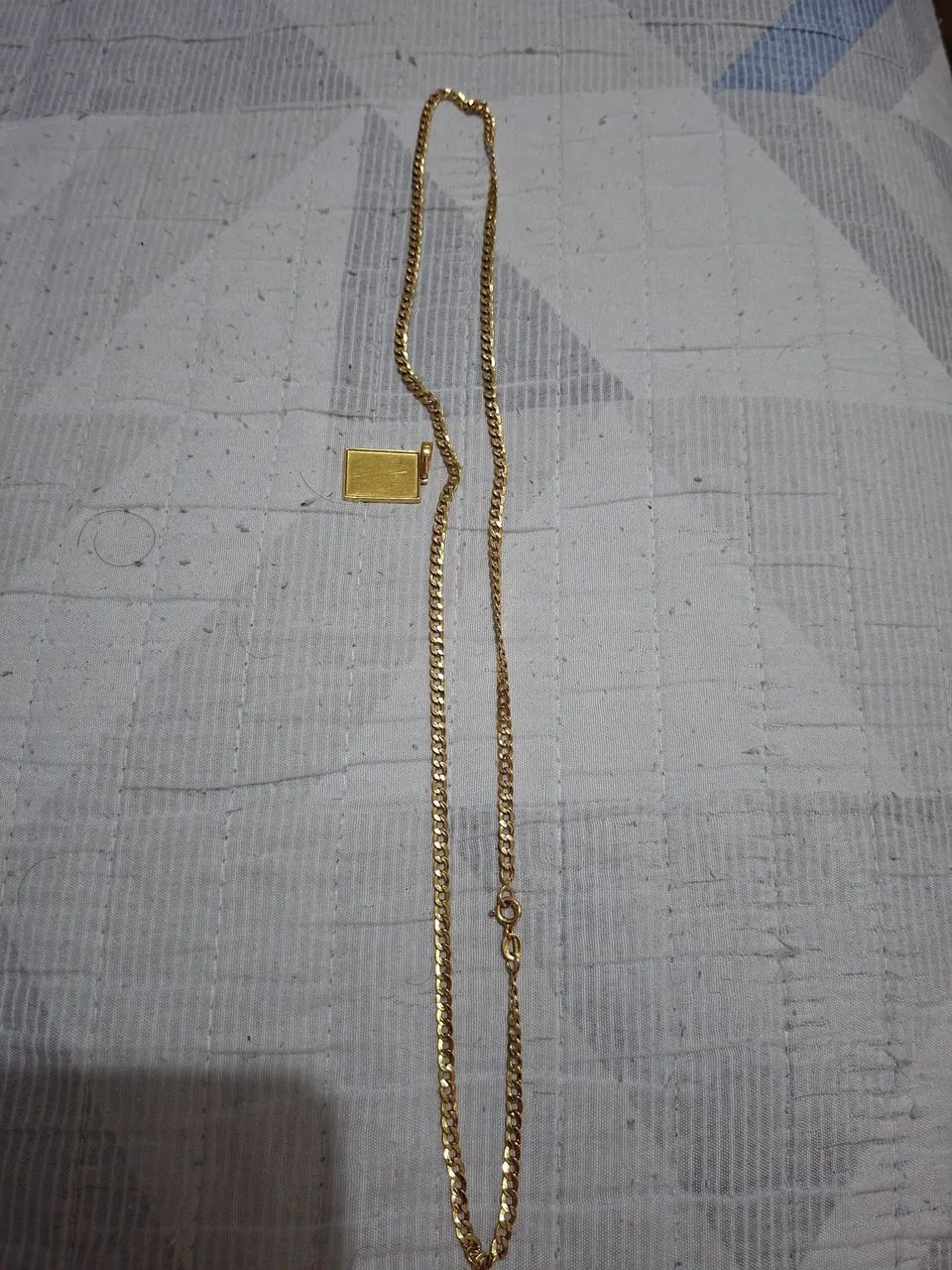 Cordão e pingente ouro 18k 