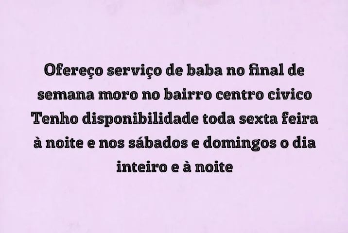 Ofereço serviço de babá  - Foto 2