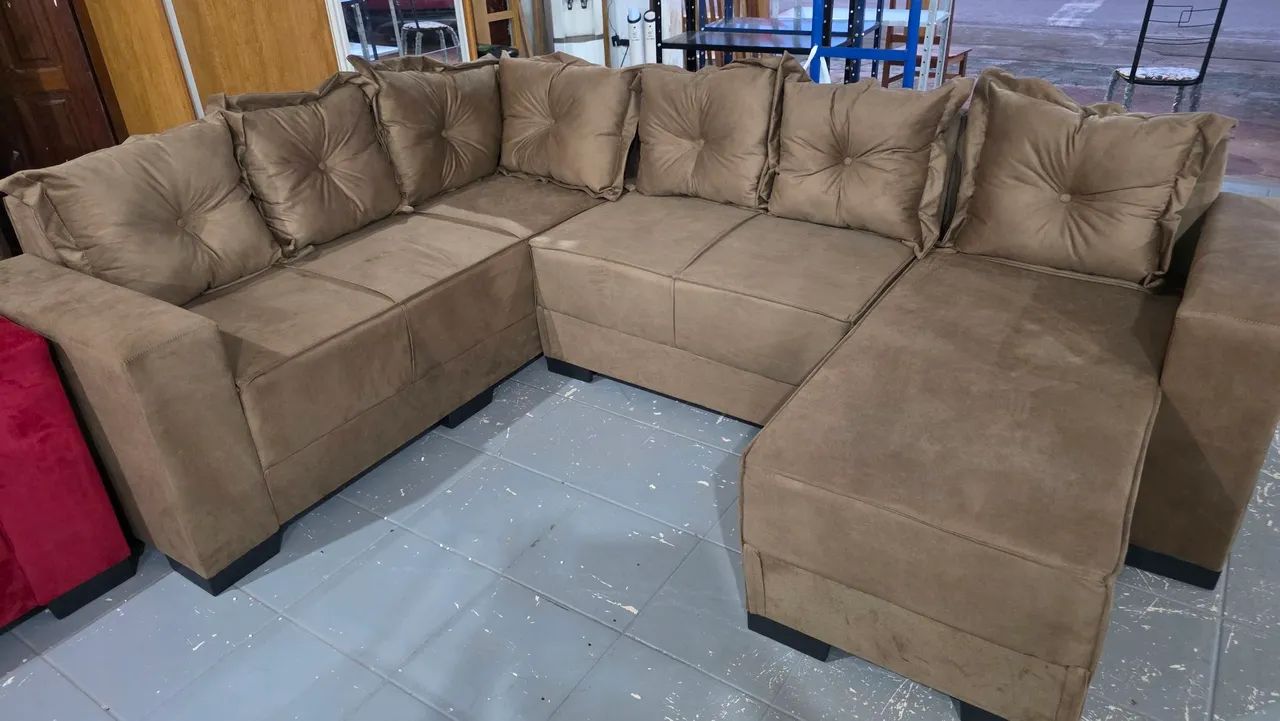Sofa de canto com chaise novo  - Foto 2