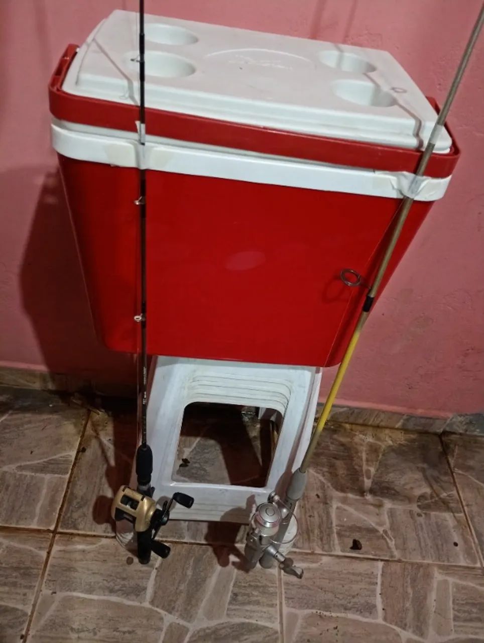 Cooler e Vara de pescar  - Foto 2