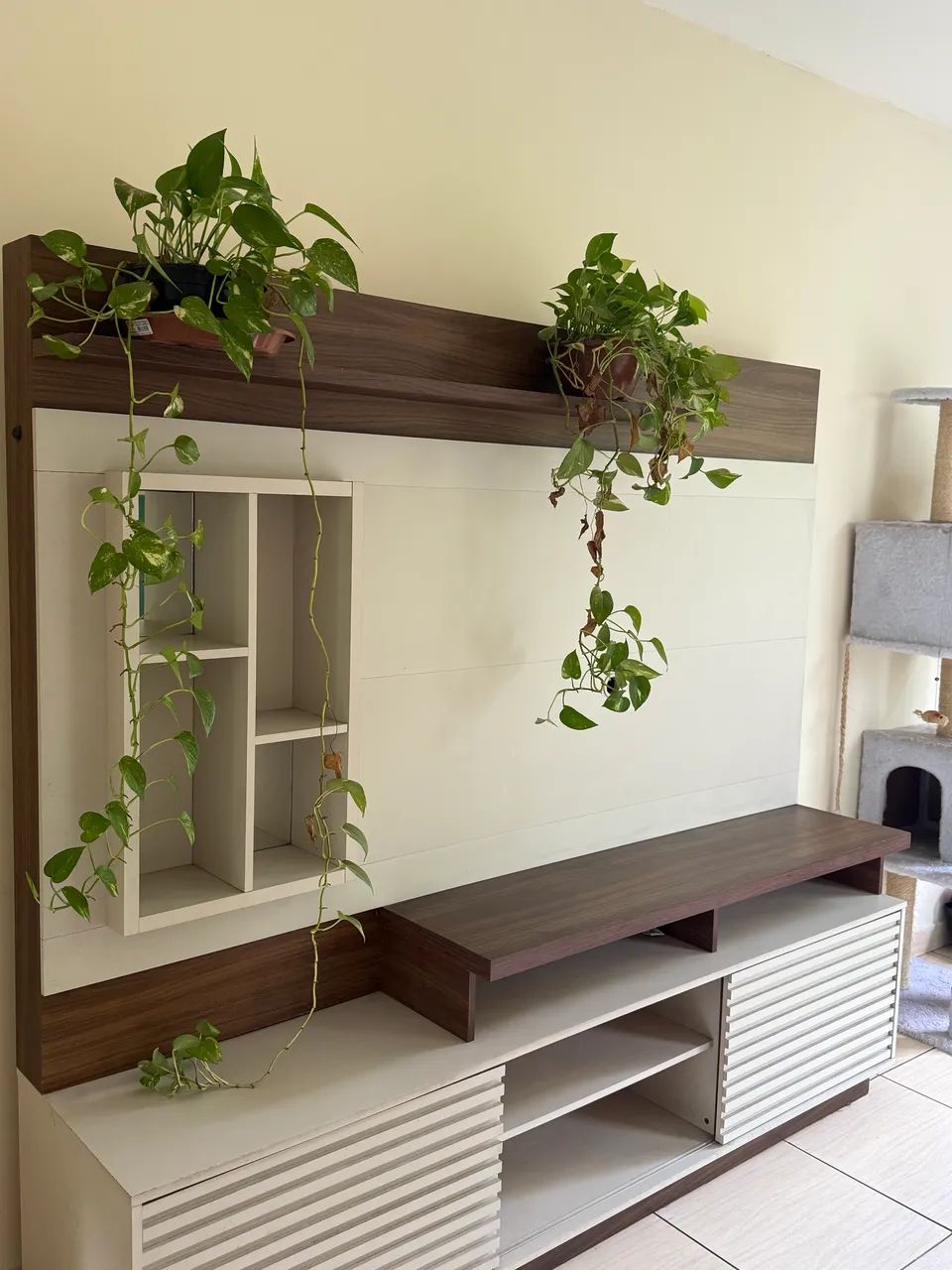 Rack com painel usado