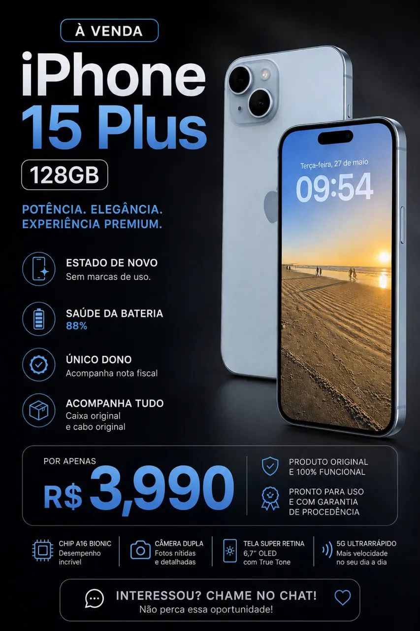 IPHONE 15 PLUS 128GB
