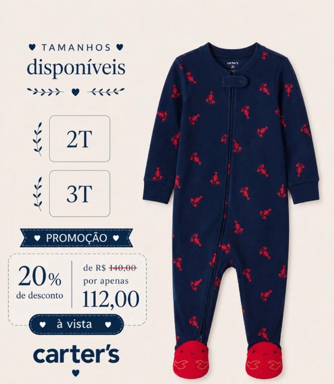 Roupa nova com etiqueta Carter?s  - Foto 2