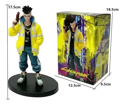  Figure David Martinez Cyberpunk 18cm com Caixa | Colecionável Anime  - Foto 2
