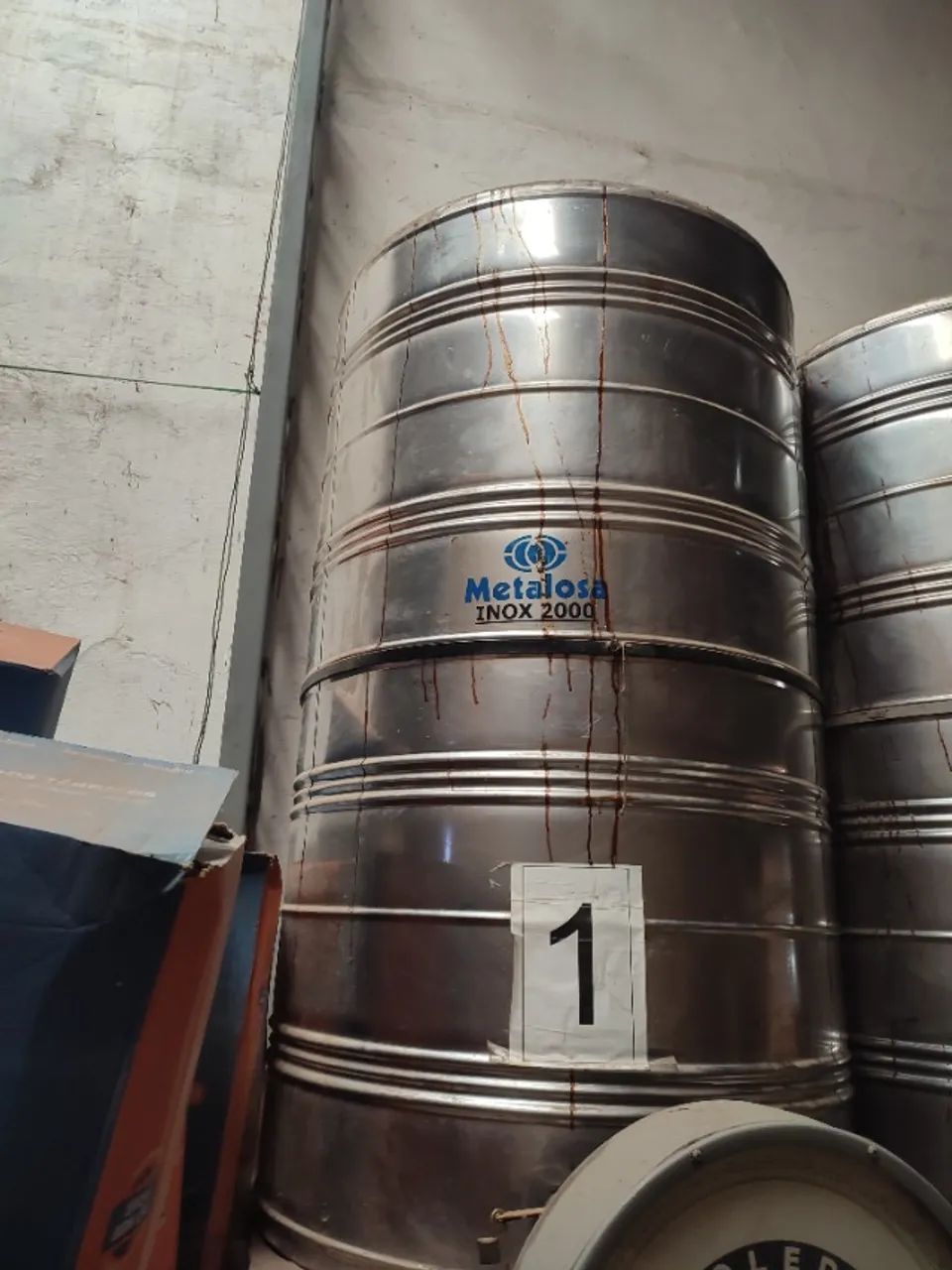 Tanque inox 2.000 litros metalosa