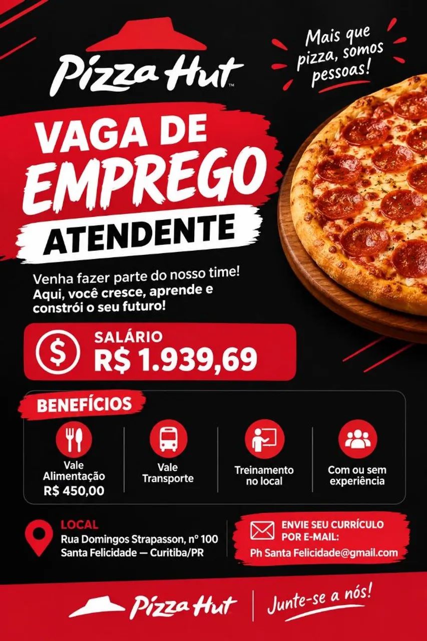 Pizza Hut contrata 