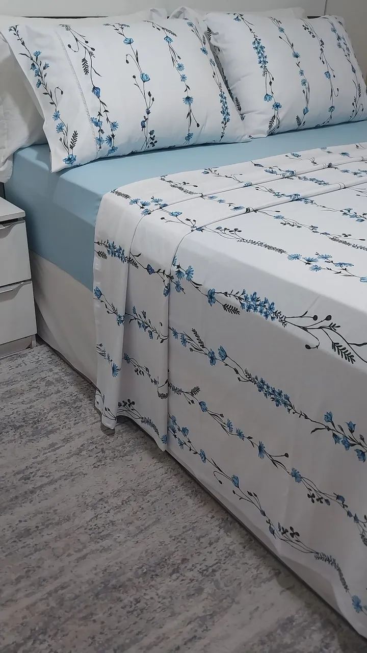 Lençol de malha 100% algodão fio 30. - Foto 4