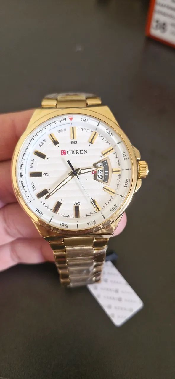 Relogio Curren dourado - Foto 2