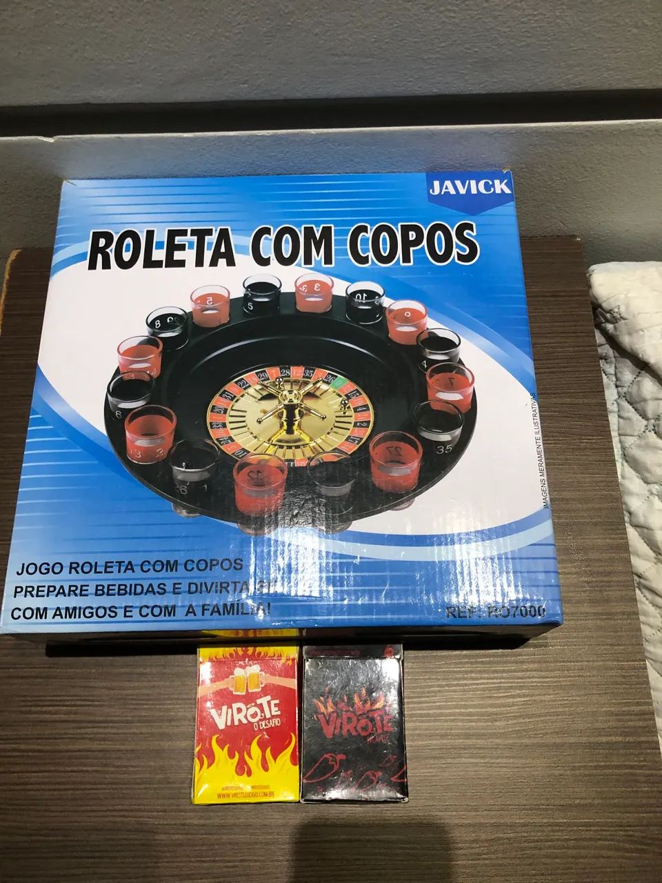 Roleta de copos com cartas virotes - Foto 2