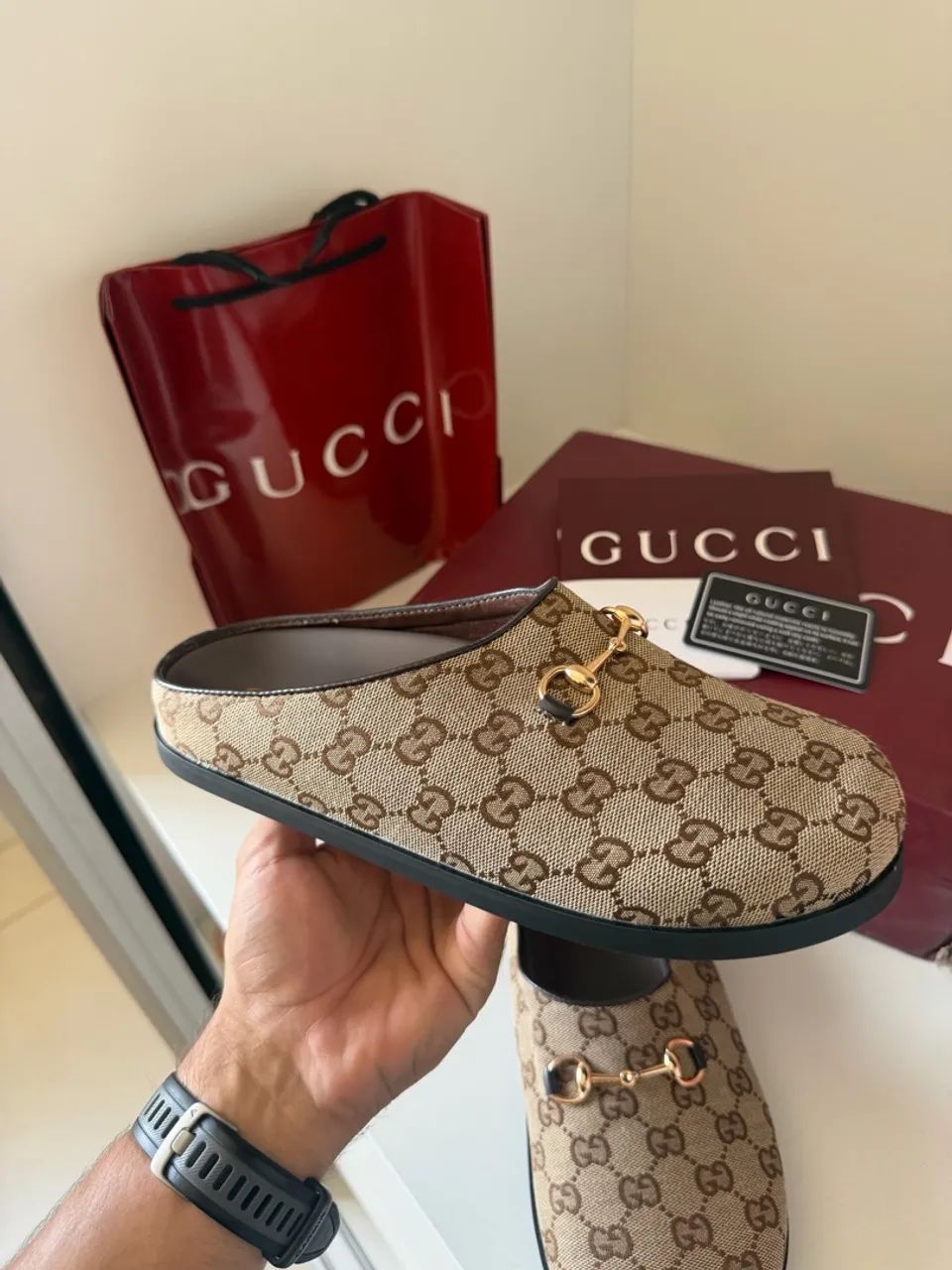 Sandália estilo MULE GUCCI - Foto 2