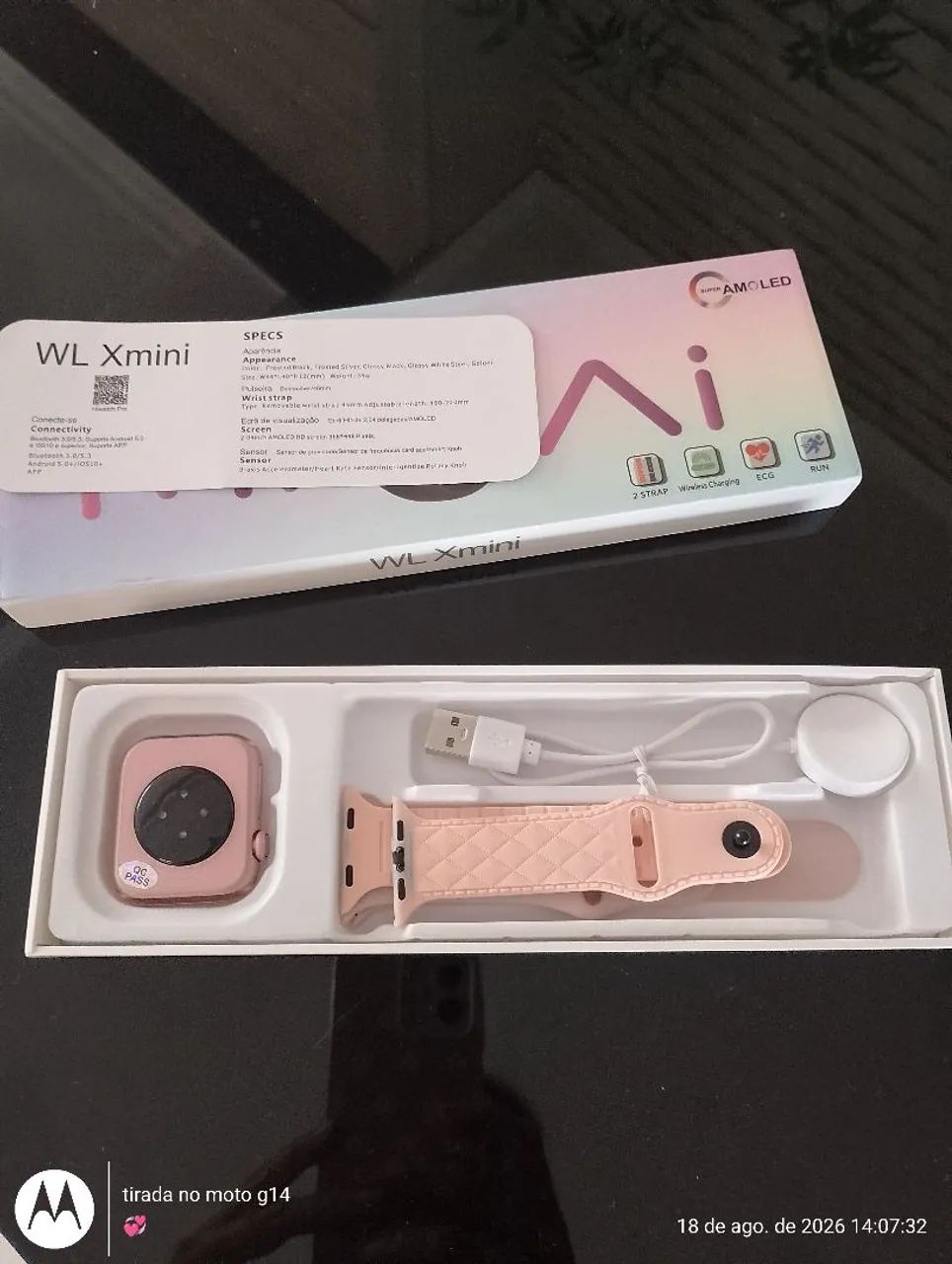 Relógio smart watch digital mini amoled - Foto 4