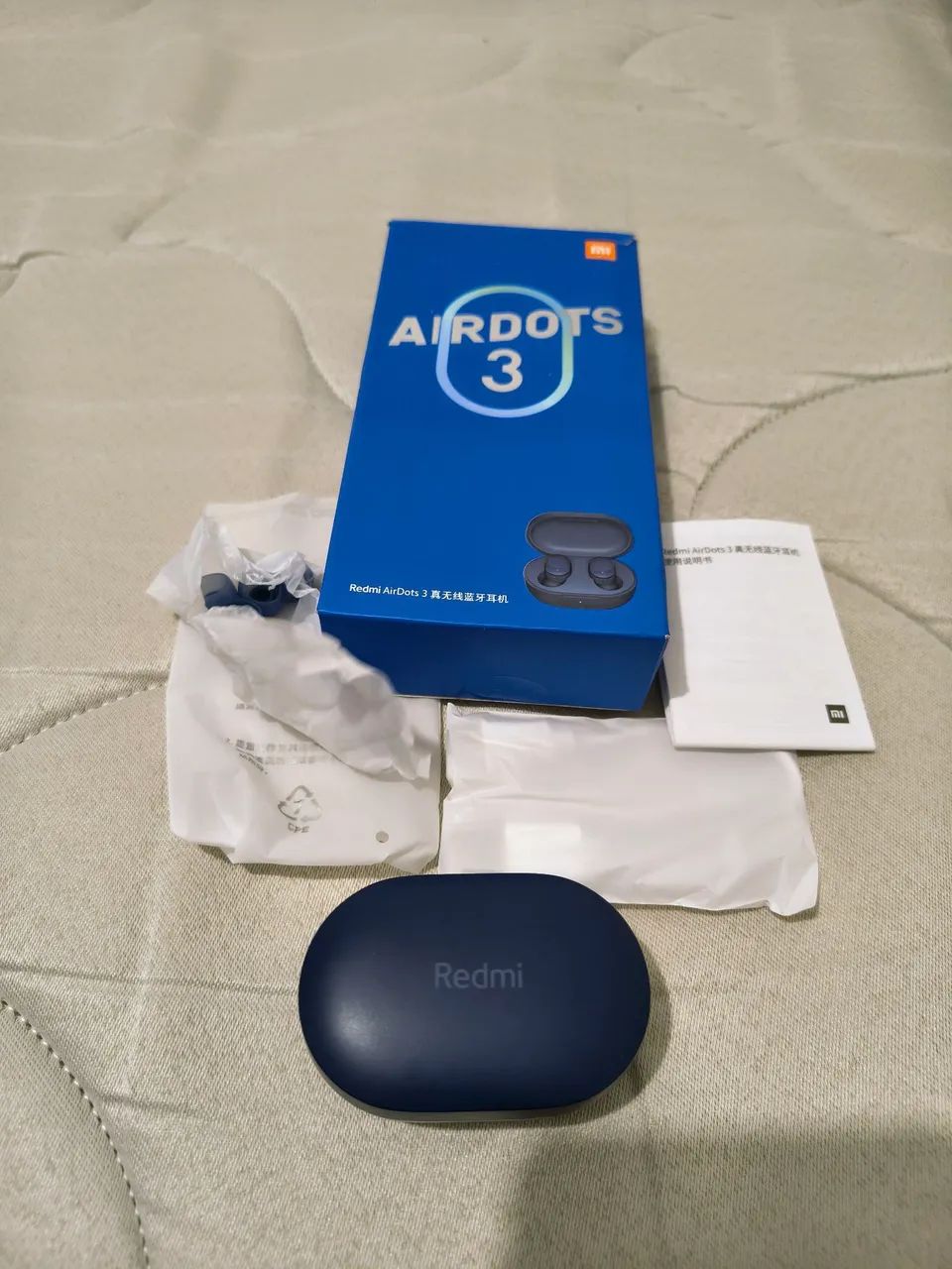 Fone de Ouvido Bluetooth Xiaomi Redmi AirDots 3 Original - Fones