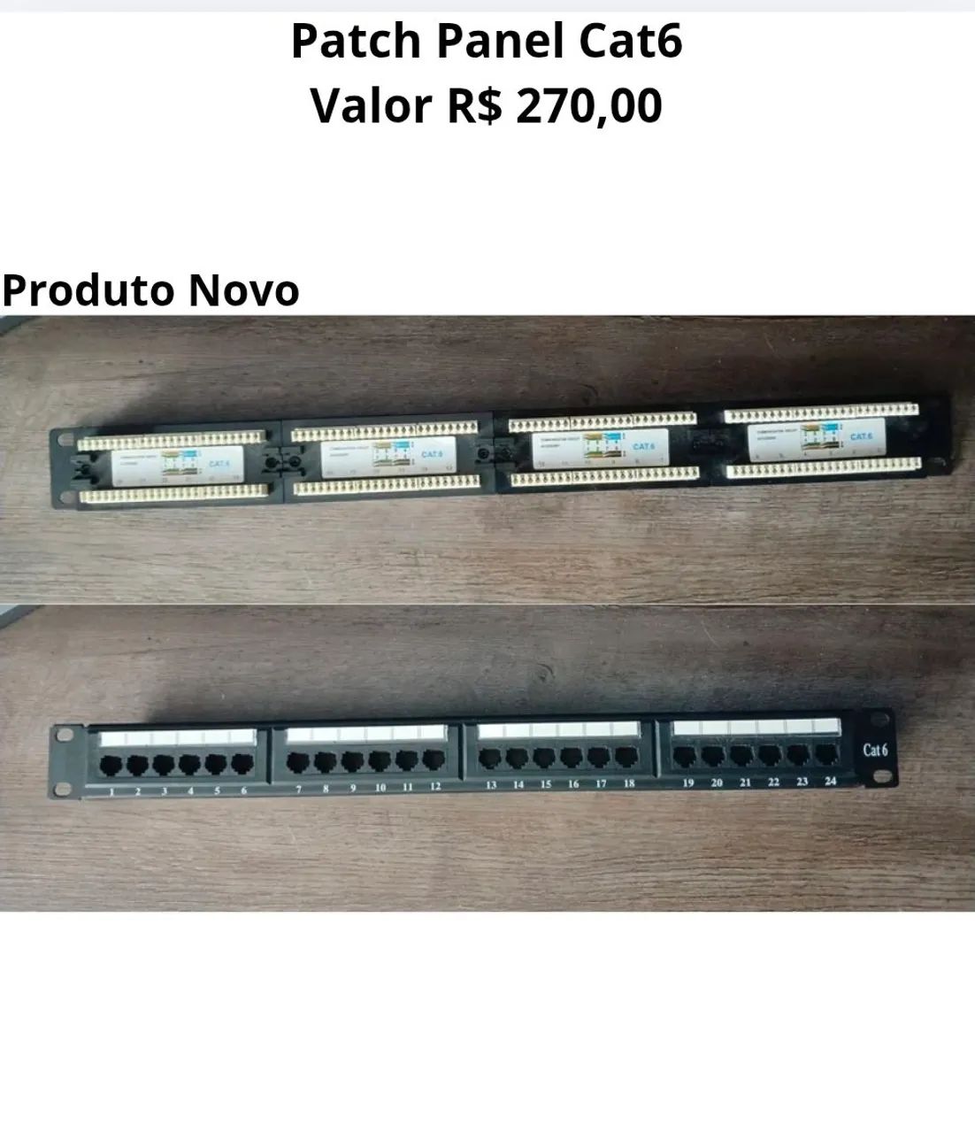 Patch Panel Cat 6 