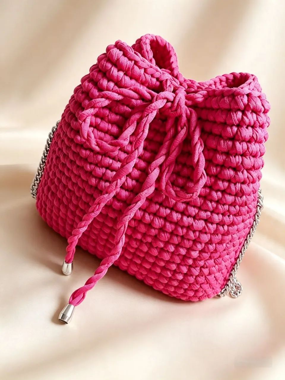 Bolsa tipo saco pink - Foto 2