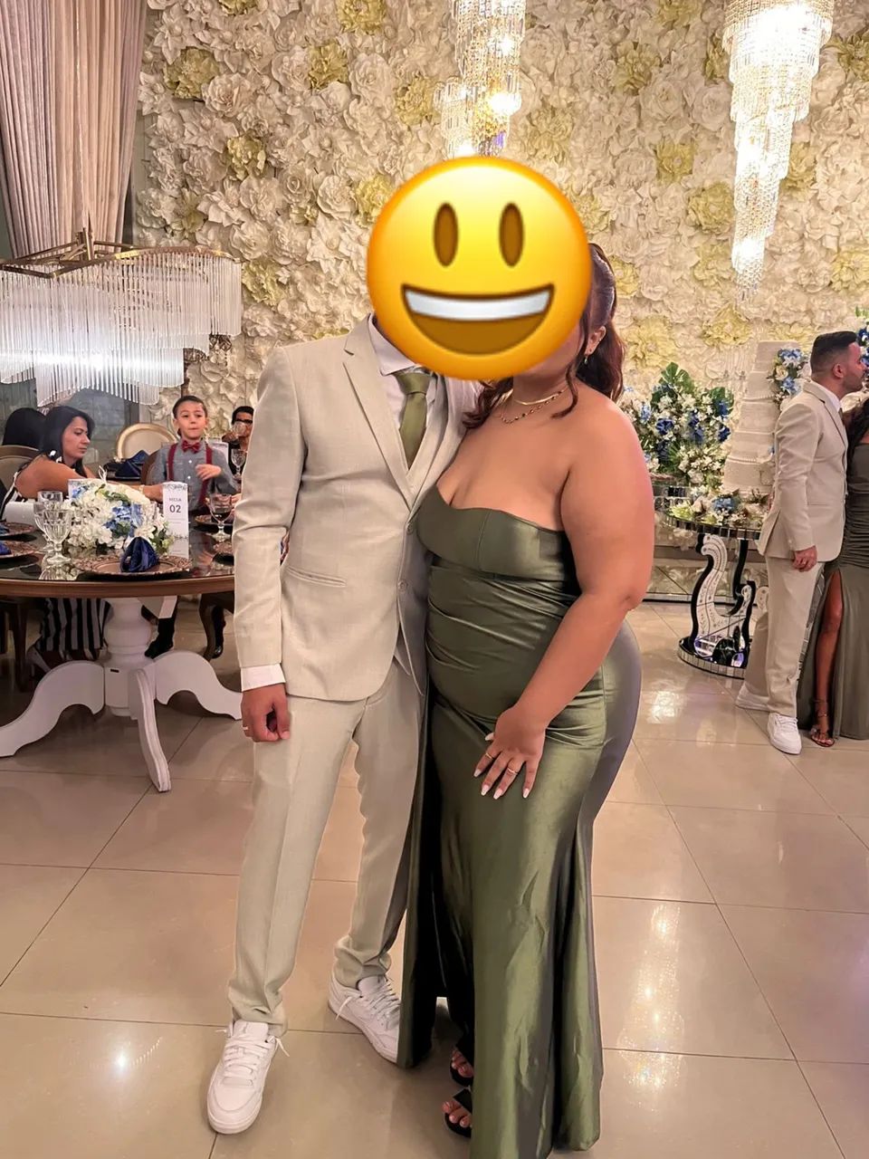 Vestido verde oliva  - Foto 3