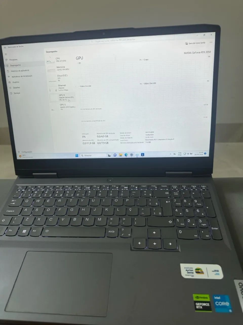 Notebook LENOVO LOQ I5 12th RTX2050  - Foto 4