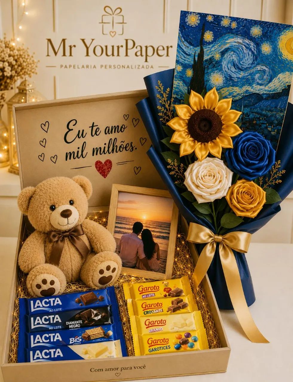 Box de presente/ cestas com ursos | aniversários  - Foto 4
