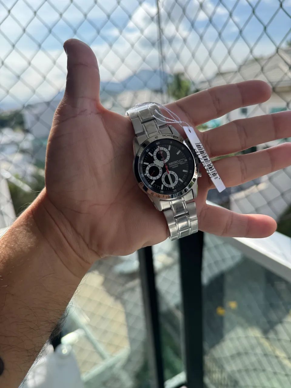 Seiko Cronógrafo Preto - Foto 4