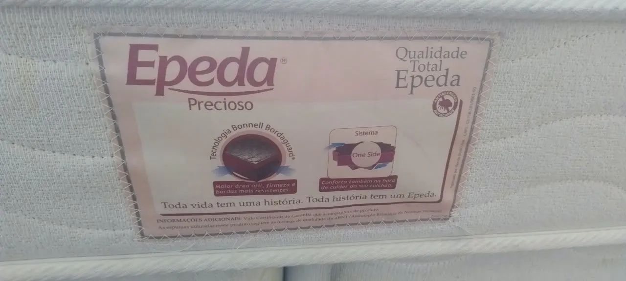 CAMA E COLCHÃO QUEEN EXCELENTES - Foto 3