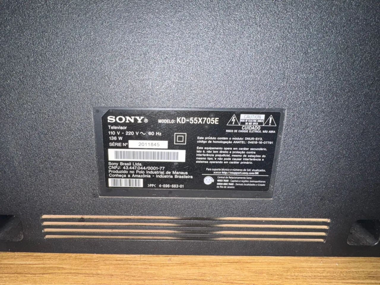 TV Sony 55? 4K HDR - KD-55X705E - Foto 3