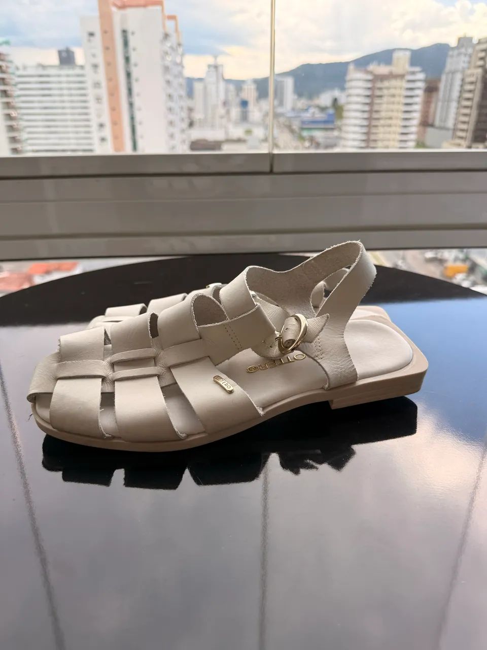 Rasteirinha de couro - Foto 3