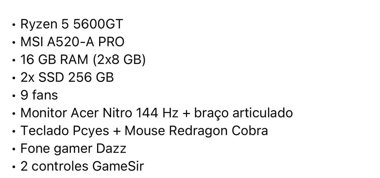 Pc gamer completo 