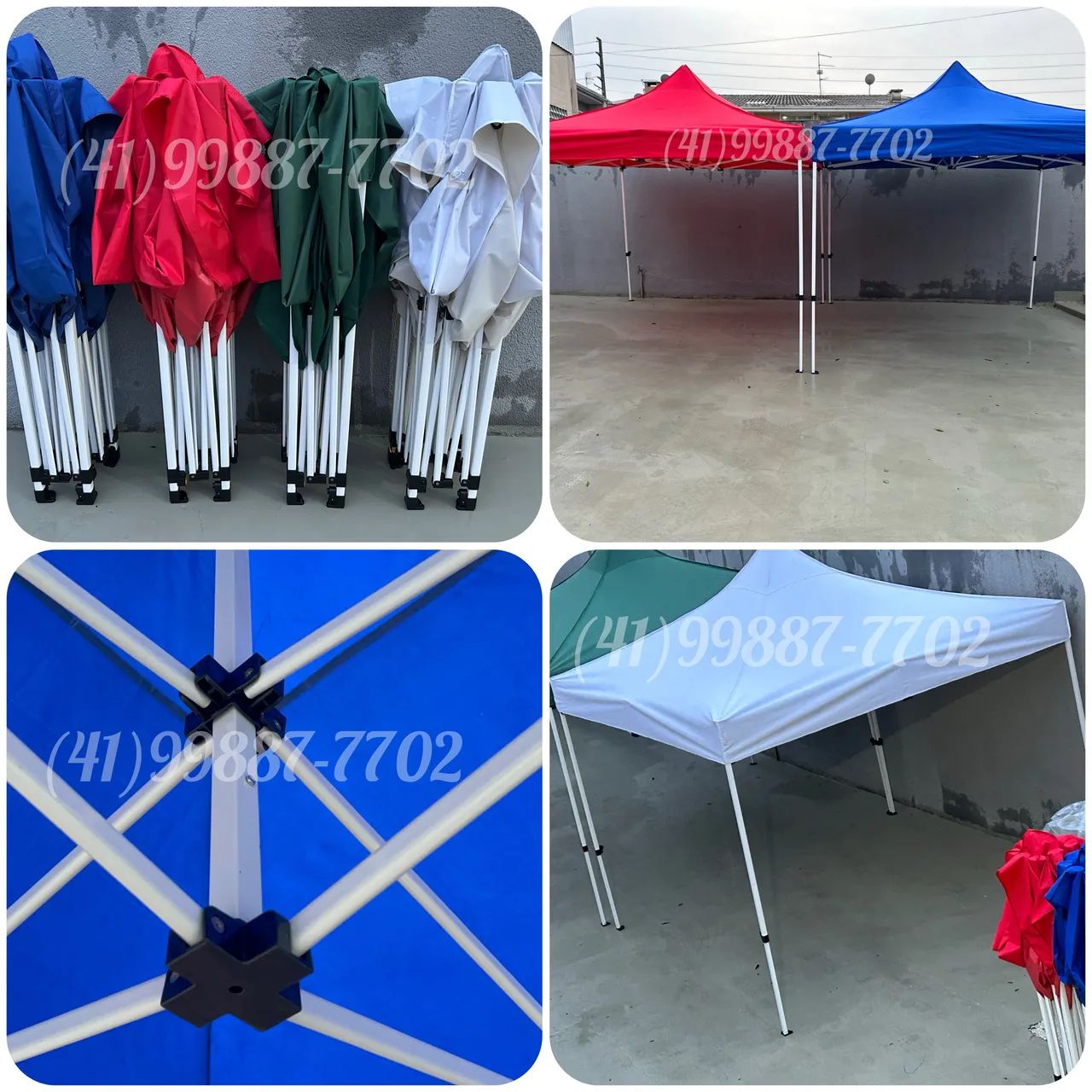 Tenda 3x3 sanfonada e resistente